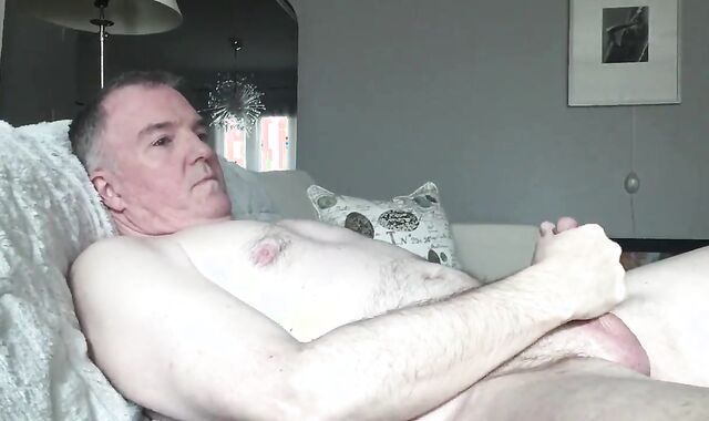 JC Faps His flabby plumb-stick With A splendid Stream.