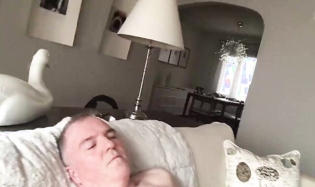 JC Faps His flabby plumb-stick With A splendid Stream.