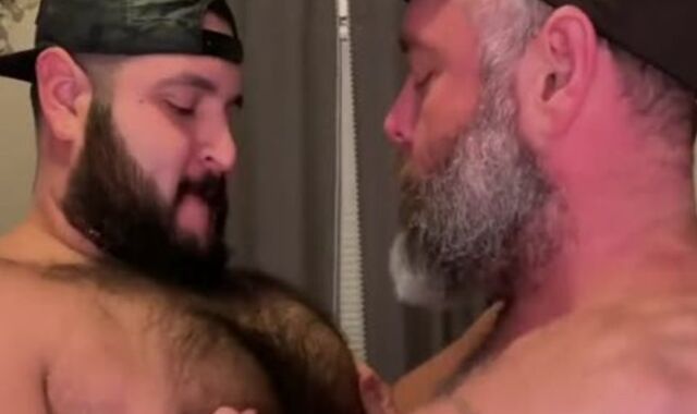 Hunk plows Daddy raw