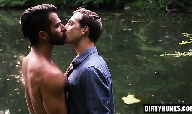 Super-steamy young lad enjoys big bone dad