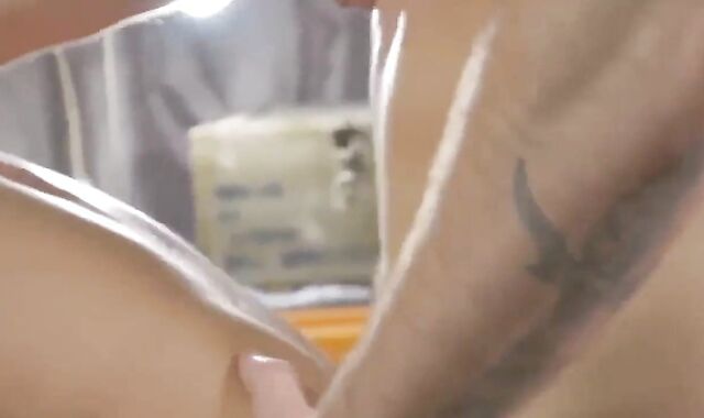 Alex Hell tearing up Oscar Hart