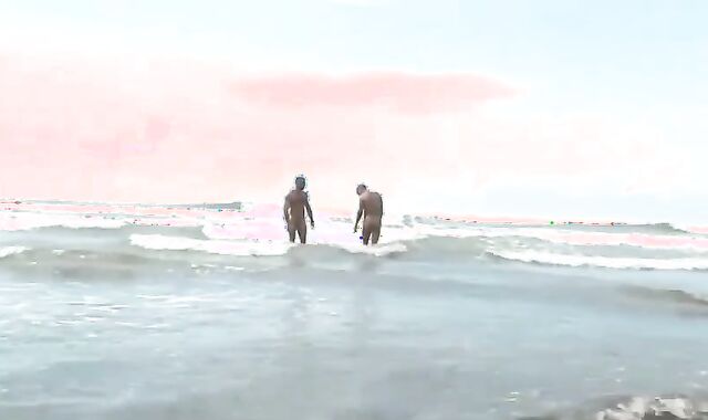 lads Eddie And Emile slamming humid