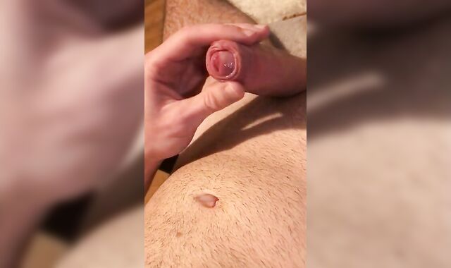 German hot eging and moaning with sperm at the end