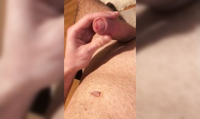 German hot eging and moaning with sperm at the end