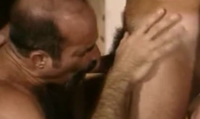 Moustache parent Marco bonks rock-hard with her bf