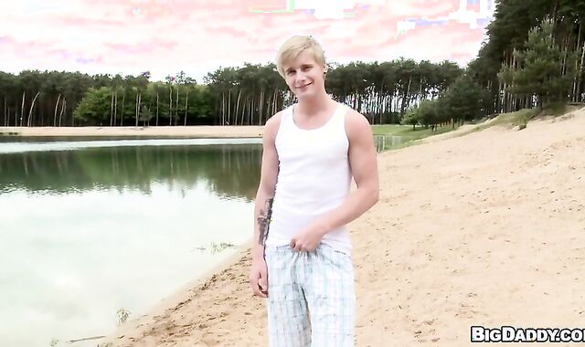 A largest homosexual poke Outdoor On A Camper To Witness