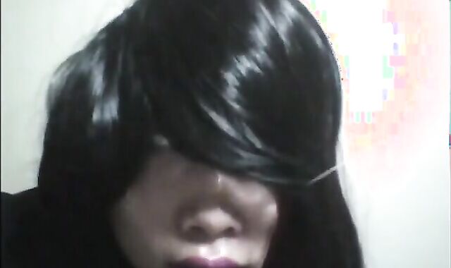 Sissy Asian Jerking Off Like Crazy