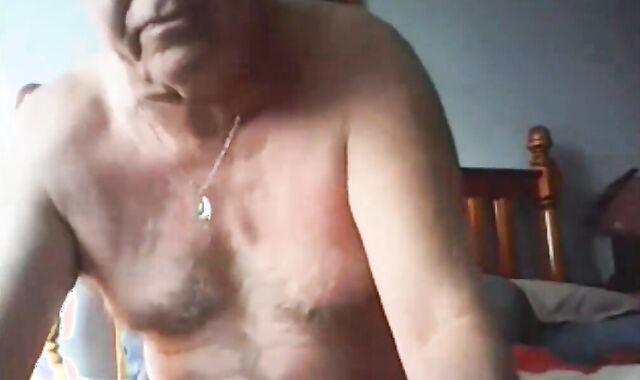 grandad cum On camera