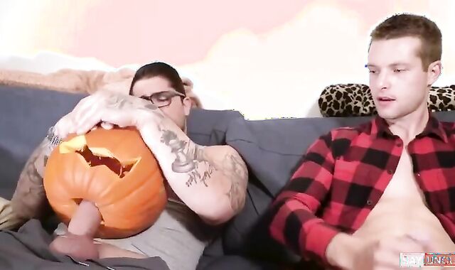 cheerful Halloween. naughty homo Hook-up