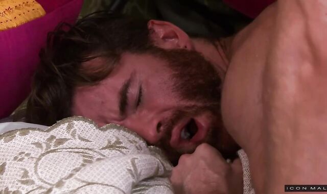 IconMale: Unshaved Brendan Patrick digs rigid jamming HD
