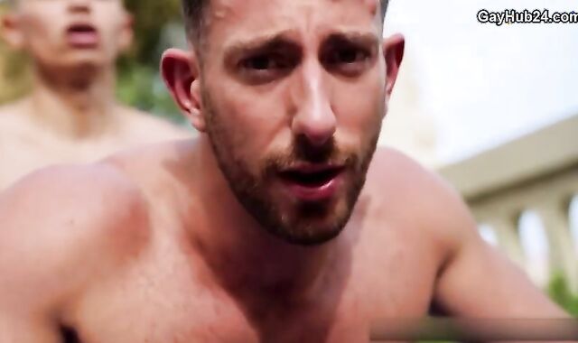 Outdoor homosexual Fuck-fest