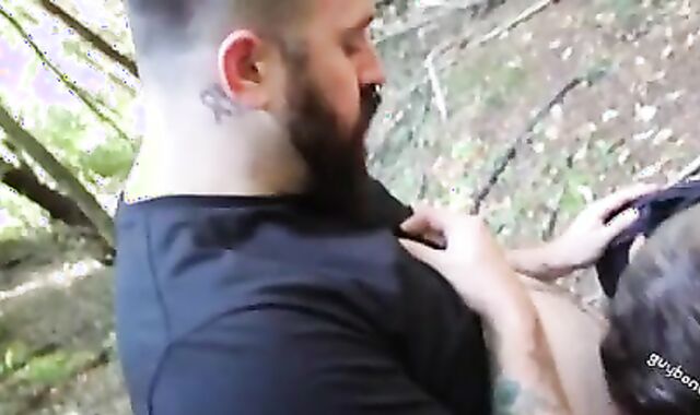 BB poking In The Woods