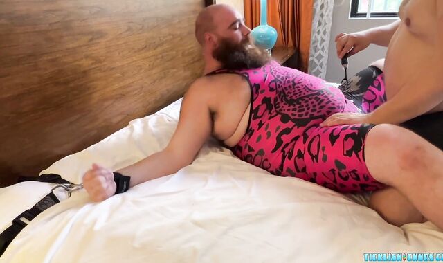 TicklishChubs: Maddox arches to get plowed in the bed
