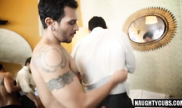 Latin gay rump-tear up And rectal jizz shot