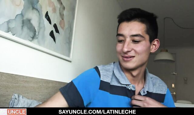 Tatted Latino Breeds A Dangled guy