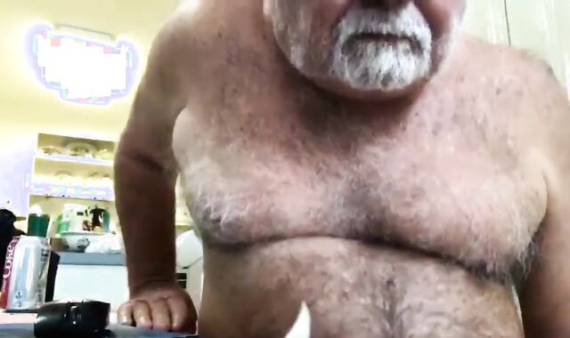 Dad Finishes off On webcam