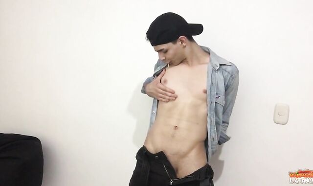 BarebackLatinoz: Skinny Paul teasing porno
