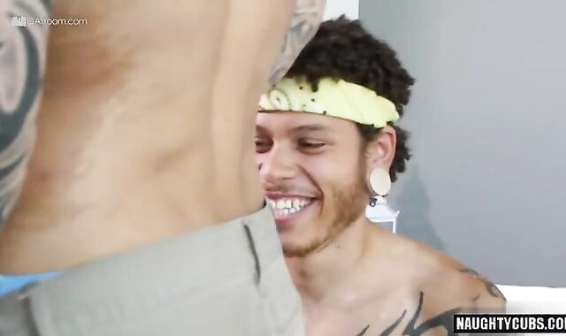 Latin homo Bicurious-racial With orgasm