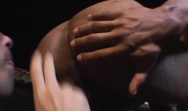 two men double team a worthy latin dude at night