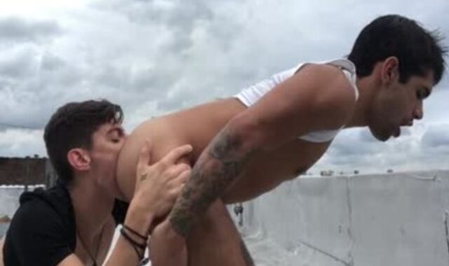 Rooftop poke With Aiden & Ty