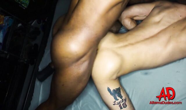 AlternaDudes: Tattooed Jordan Jameson deep-facehole porn video