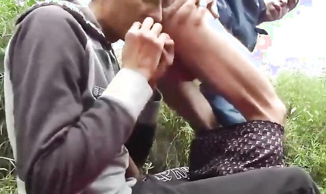 allies Record Their fucking In The Forest.