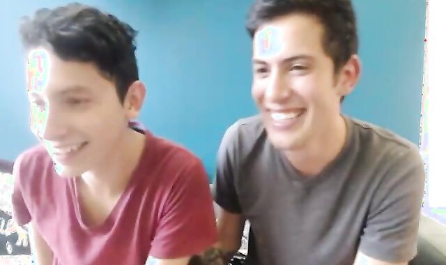 two Latinos On webcam