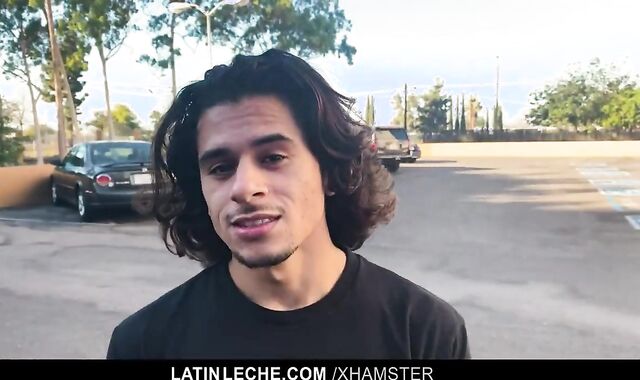 Latino Fanboy Inhales A Cameramans 10-Pounder