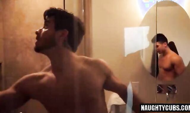 Latin queer ass hole And ball juices flow