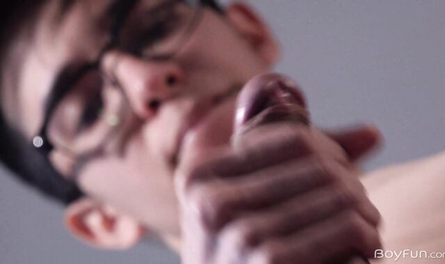 BoyFun - Antu Burghos in glasses goes for grubby drilling