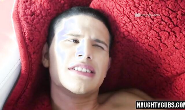 Brazilian faggot ass fucking With cash-shot