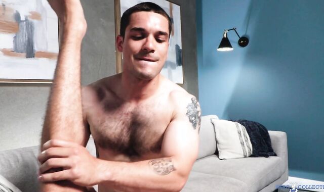 Stagcollective - Furry & inked Liam Skye receiving facial cumshot jizz fountains