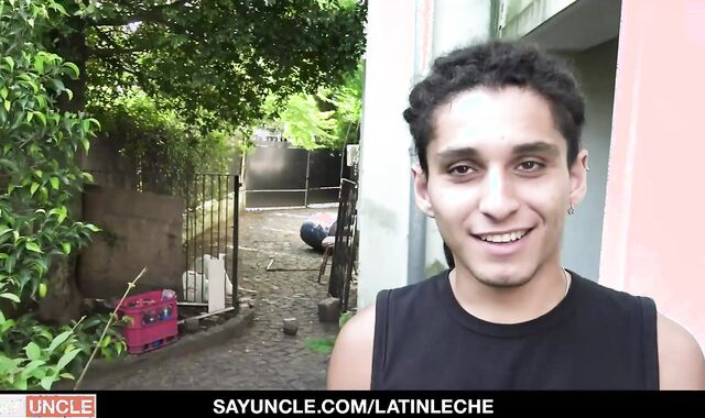 Green-saw Latino smashed By The Camera guy