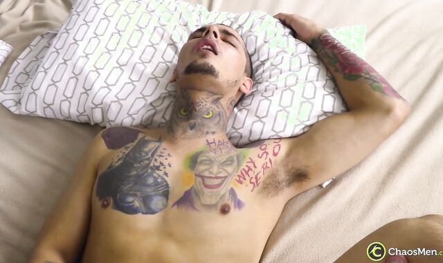 ChaosMen - Inked latino twunk enjoys greatly rock hard smashing