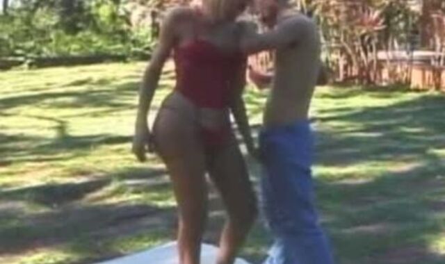 lingerie dressed in t-girl plumbs a rock-stiff pipe