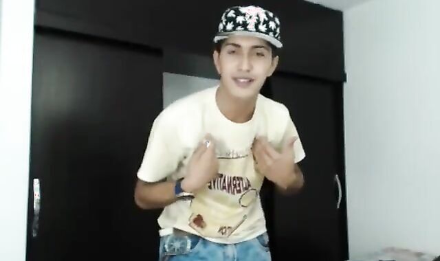 ample cum-pump Latino nails His friend On web cam