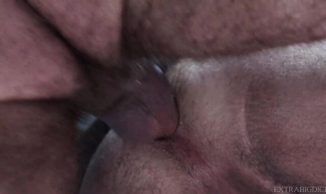 ExtraBigDicks: Rock-hard slamming with fur covered latino fag Justin Eros