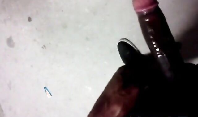 Risky Bareback Fuck in the Staircase