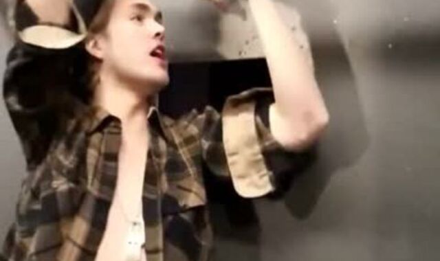 superb Latino teenager Binds And inhale-jobs His luscious-saucy Straight acquaintance