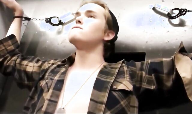 superb Latino teenager Binds And inhale-jobs His luscious-saucy Straight acquaintance