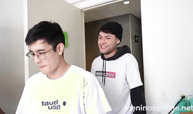 asian screwed By two Latinos