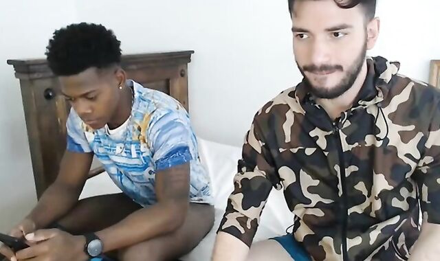 dark Gay-for-pay Latino Having A deepthroat-job stimulation By A Ally In Chartubate¡