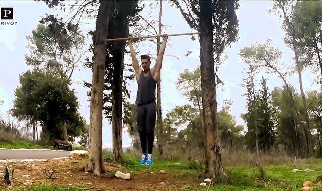 Latino Arik Mozh Teaching In The Woods And Fapping-off