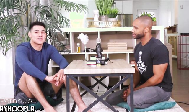 Mr. humongous dinky Andre slips His lush shlong Into Marcus Von Ryder's butt And fucks It