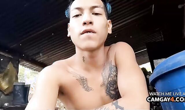 Latino Inhales one greater quantity Latino's caboose And pulverizes Him In The Open