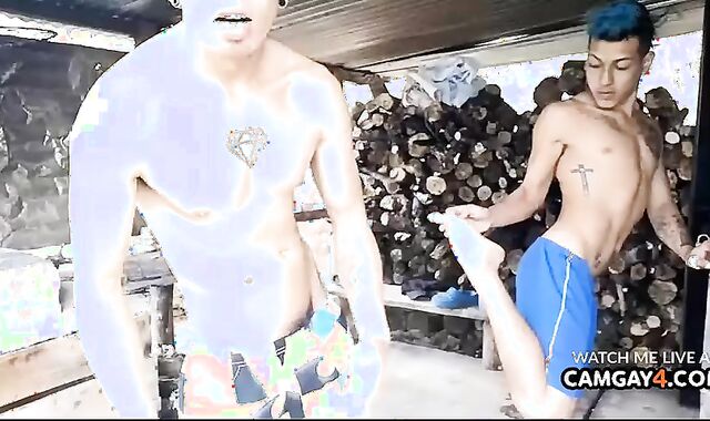 Latino Inhales one greater quantity Latino's caboose And pulverizes Him In The Open