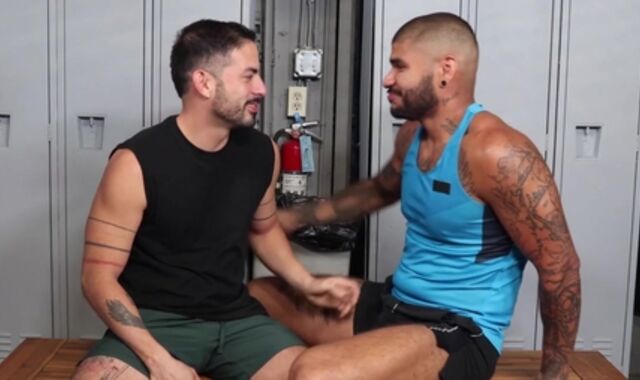 Family Creep - Slamming hard in company with sleek-clean-shaven latino fag