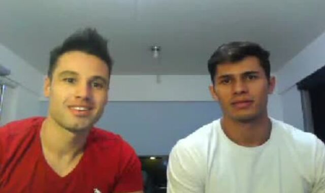 Amigos Na web cam - Cristian E Hugo