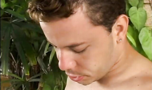 Homosexuals Case: Love glove-free-for-all hand-job accompanied by nasty latino couple