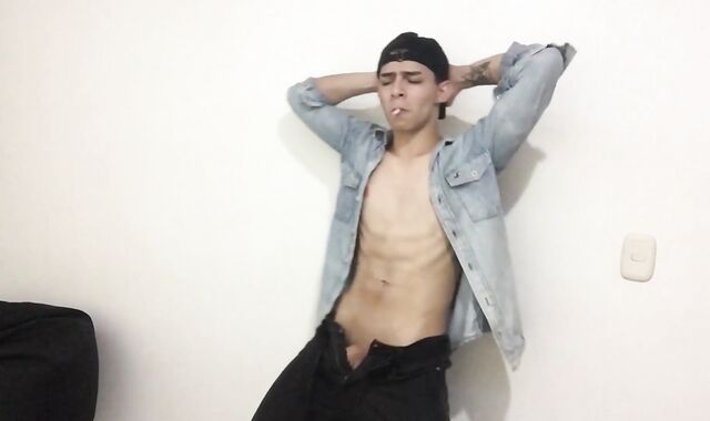 BarebackLatinoz - Young latino Paul close up rump shagging